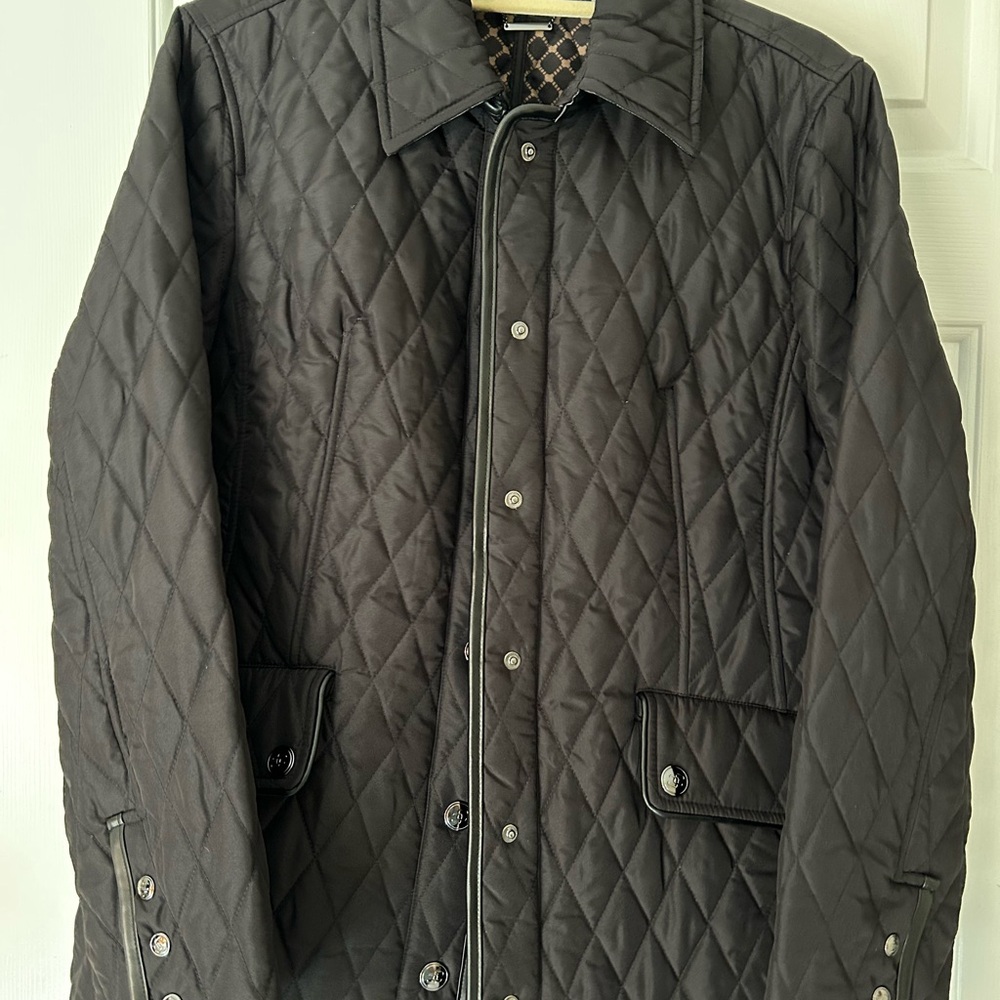 Women’s Chico’s Quilted Black Jacket